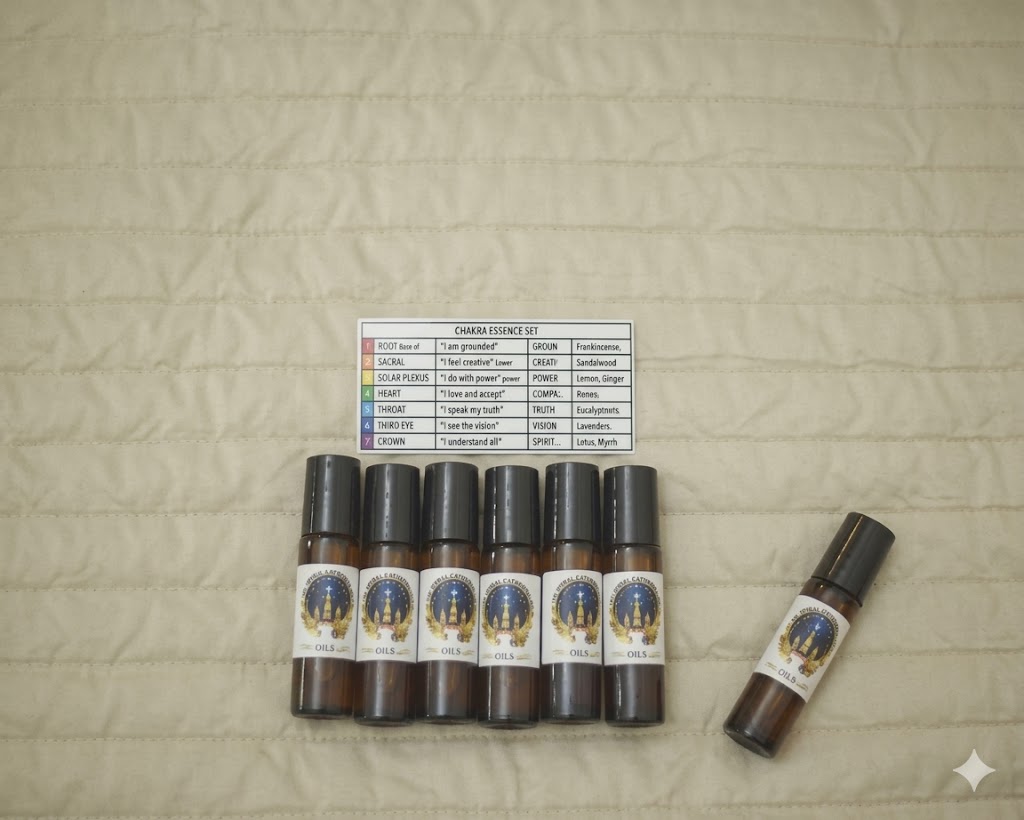 PSS Chakra aromatherapy oils
